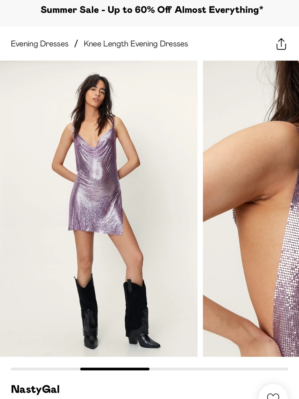 Chainmail Mini Dress - Picture 4 of 4